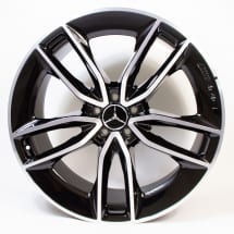 AMG 22 inch GLE V167 5-double-spoke rim set genuine Mercedes-Benz | A1674013600/3700-7X23-V167