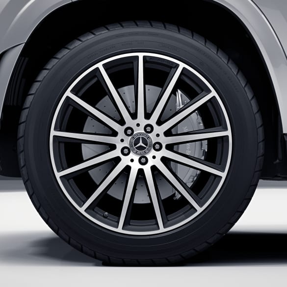 AMG 22 inch GLS X167 rims black multi-spoke genuine | A16740175/7600-7X23