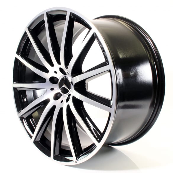 AMG 22 inch rim set GLS SUV X167 multi high-sheen black genuine Mercedes-Benz