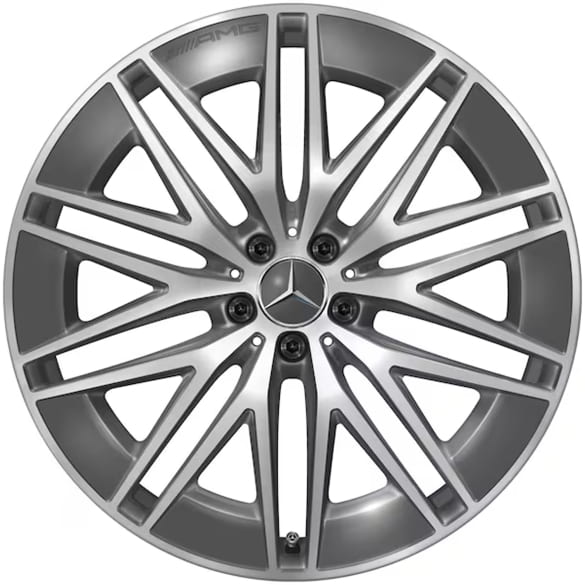 AMG 22-inch wheel set GLE SUV V167 multi-spoke tantalum grey Genuine Mercedes-AMG