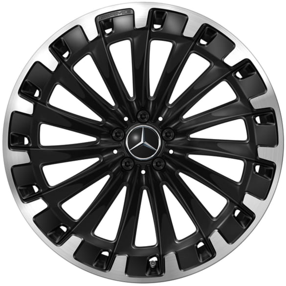 AMG 22 inch wheels EQE SUV X294 multispokes black Genuine Mercedes-AMG