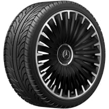 AMG 22 inch wheels EQE SUV X294 multispokes black matt | A2944011600 7X36-X294