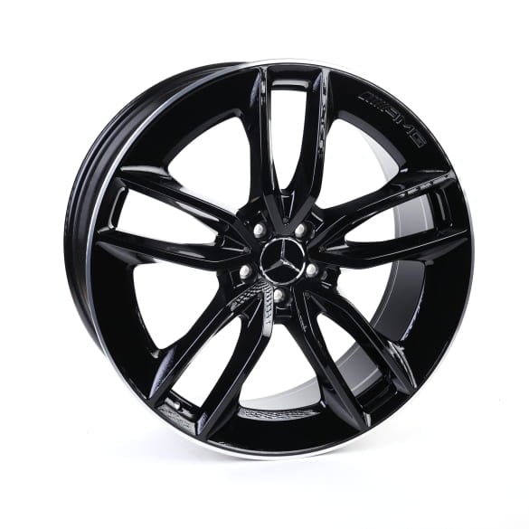 AMG 22 inch wheels GLE 167 black 5-double-spoke Genuine Mercedes-AMG