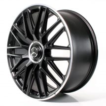 AMG 23 inch GLS X167 forged rims cross-spoke black | A1674018500/8600-7X71