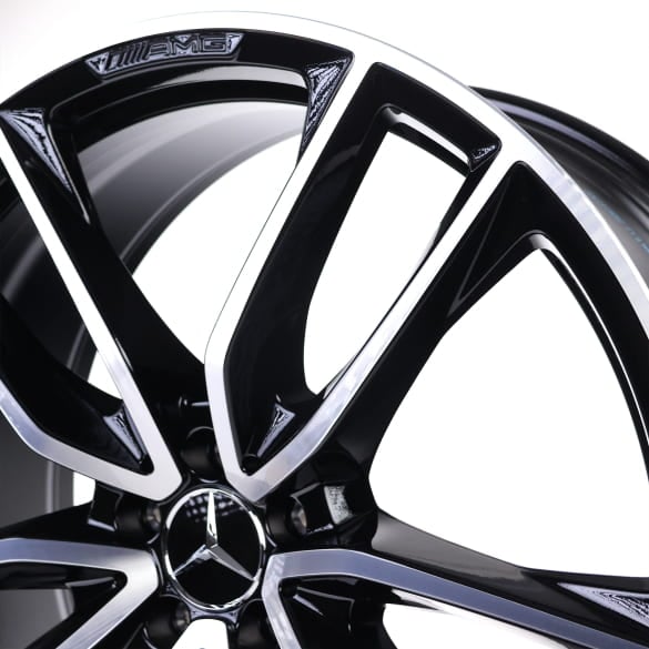 AMG 23 inch GLS X167 rims black 5-double-spoke genuine | A1674017700/7800-7X23 AMG 23 inch GLS X167 rims black 5-double-spoke genuine | A1674017700/7800-7X23