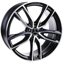 AMG 23 inch GLS X167 rims black 5-double-spoke genuine | A1674017700/7800-7X23 AMG 23 inch GLS X167 rims black 5-double-spoke genuine | A1674017700/7800-7X23