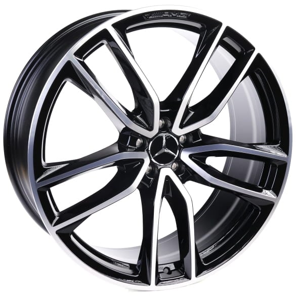 AMG 23 inch GLS X167 rims black 5-double-spoke genuine | A1674017700/7800-7X23 AMG 23 inch GLS X167 rims black 5-double-spoke genuine | A1674017700/7800-7X23