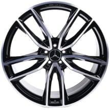 AMG 23 inch GLS X167 rims black 5-double-spoke genuine | A1674017700/7800-7X23 AMG 23 inch GLS X167 rims black 5-double-spoke genuine | A1674017700/7800-7X23