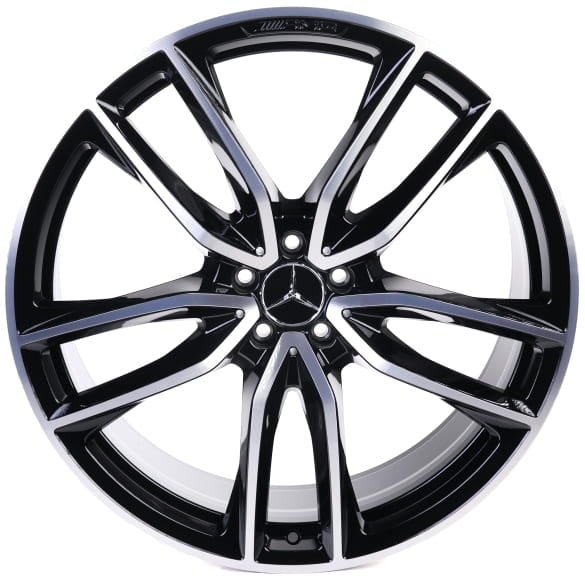 AMG 23 inch GLS X167 rims black 5-double-spoke genuine | A1674017700/7800-7X23 AMG 23 inch GLS X167 rims black 5-double-spoke genuine | A1674017700/7800-7X23