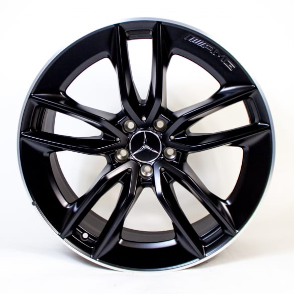 AMG 53 20 inch rim set E-Class 238 5-double-spoke black matt genuine Mercedes-Benz