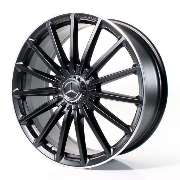 AMG 63 22 inch rim set GLS SUV X167 multi-spoke black high-sheen genuine Mercedes-Benz