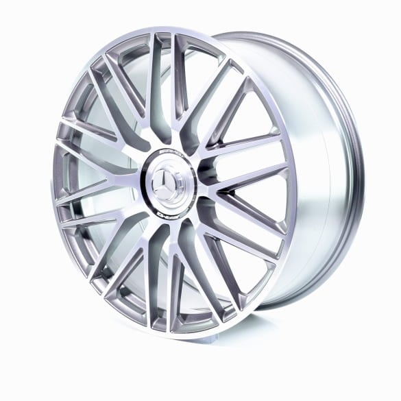 AMG 63 23 inch forged rim set GLS SUV X167 cross-spoke titanium grey genuine Mercedes-Benz