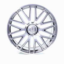 AMG 23 inch GLS X167 forged rims cross-spoke titanium grey | A1674018500/8600-7X21