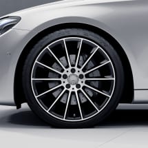 AMG multi-spoke rim set 20 inch black shiny E-Class C238 genuine Mercedes-Benz | A21340122/2300-7X23-238