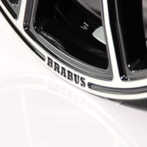 BRABUS 19 inch rim set Monoblock Z C-Class C43 AMG S206 black  | Z12-859-45-C43-S206