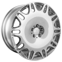 BRABUS 24 inch rims set Monoblock M ceramic polished G-Class W463A | M12-004-55-CP-M12-204-60-CP-K