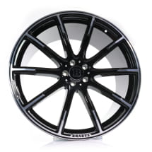 BRABUS 24-inch wheels Monoblock Z Platinum Edition black silver  | Monoblock-Z-24-Zoll-W463A