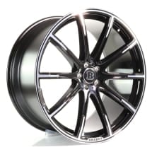 BRABUS 24-inch wheels Monoblock Z Platinum Edition black silver  | Monoblock-Z-24-Zoll-W463A