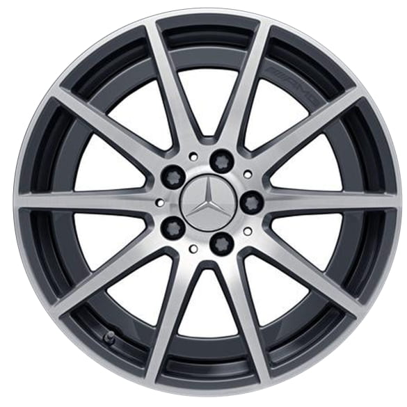 AMG 18 inch wheels 10-spoke C63 AMG tantal grey  | A2054010301/0401-7Y51-S205