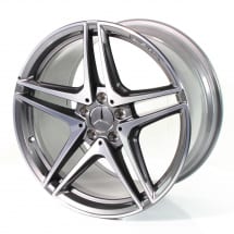 AMG 19 inch rim set C-Class C205/A205 5-double-spoke design | A2054016200/6300-7X21