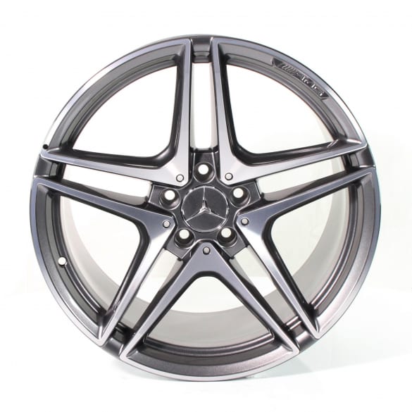 C 63 AMG 19 inch rim set C-Class C205/A205 5-double-spokes Mercedes-Benz