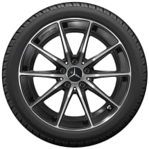 AMG 18 inch wheels CLA 35 X118 Shooting Brake 10-spoke black Genuine Mercedes-AMG | A1184010500 7X23-X118