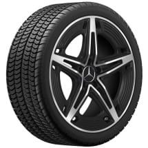 CLA 45 AMG 19 inch wheels C118 X118 5-spoke black matt | A1774014500 7X36-118