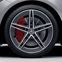 AMG 19 inch rims 5-doublespoke tantal grey CLA C118/X118 | A17740122007Y51-118