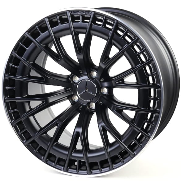 CLE 53 AMG 20-inch rims C236 A236 black matt cross-spoke genuine Mercedes-AMG