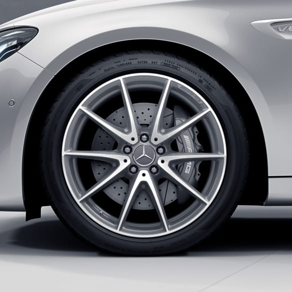 E63 AMG 19 inch rim-set E-Class 213 10-spoke-design himalaya grey genuine Mercedes-Benz