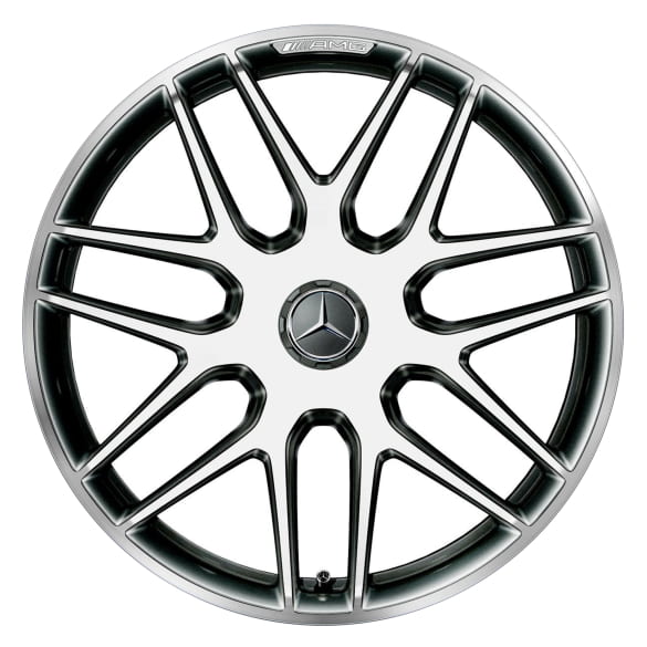 E63 AMG 20 inch forged rim set E-Class 213 cross-spoke silver Genuine Mercedes-Benz