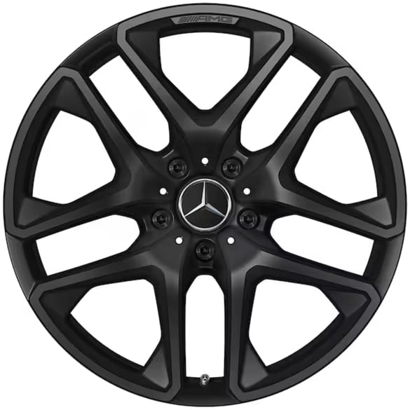 G63 AMG 21 inch wheel set G-Class W465 5-twin-spoke black matte genuine Mercedes