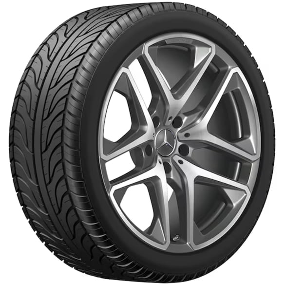 G63 AMG 21 inch wheels set G-Class W465 grey | A4634011900 7X21-W465 G63 AMG 21 inch wheels set G-Class W465 grey | A4634011900 7X21-W465