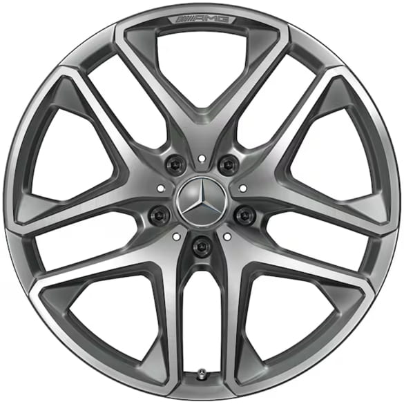 G63 AMG 21 inch wheels set G-Class W465 5-twin-spoke grey genuine Mercedes-Benz