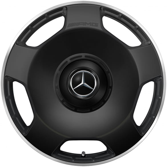G63 AMG 22 inch forged wheels set 5-hole black matt G-Class W463A Genuine Mercedes-AMG