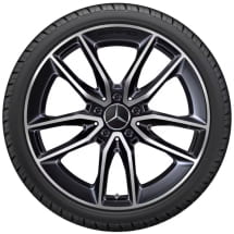 19 inch AMG rims GLA 35/45 H247 5-twin-spoke-wheel genuine | A24740118007Y51-GLA
