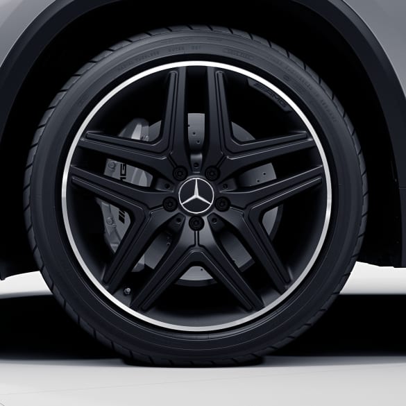 GLA AMG 35 / 45 20 inch rim set H247 5-twin-spoke black matte Mercedes-Benz