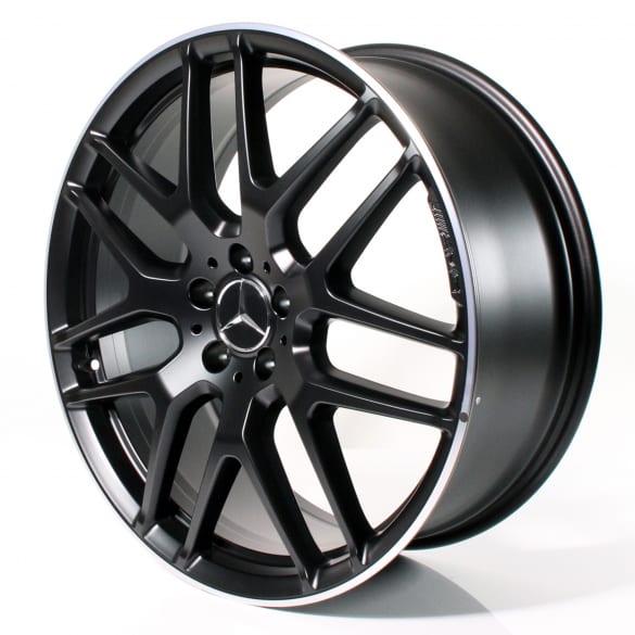 GLA AMG 35 / 45 21 inch rim set H247 cross spoke titanium black high-sheen Mercedes-Benz