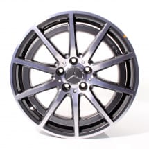 19 inch AMG rims GLB 35 X247 tantal grey 10-spoke-wheel genuine | A24740119007Y51-GLB