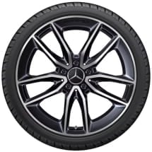 19 inch AMG rims GLB 35 X247 5-twin-spoke-wheel genuine | A24740118007Y51-GLB