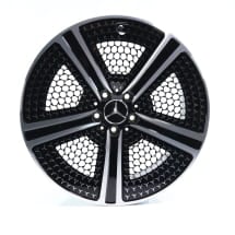 20-inch rims EQE V295 black high sheen Genuine Mercedes-Benz | A2954000200 7X23-B