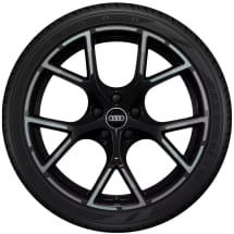 RS Wheels Audi RS3 8Y 19 inch black 5-Y-spokes Genuine | 8Y0071499B-C AX1-A3