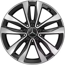 Wheels C-Class W206 Hybrid 17 inch black Genuine Mercedes-Benz | A2064016000/6100 7X23-W206