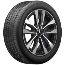 Wheels C-Class W206 Hybrid 17 inch black Genuine Mercedes-Benz | A2064016000/6100 7X23-W206