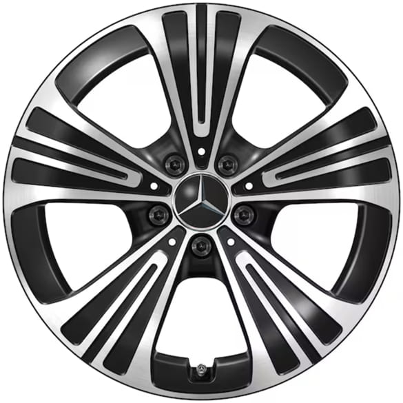 Wheels E-Class W214 18 inch Genuine Mercedes-Benz 5-spoke black