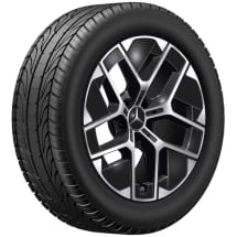 Wheels E-Class W214 18 inch Genuine Mercedes-Benz 5-Y-spoke black | A2144012900 7X23-W214