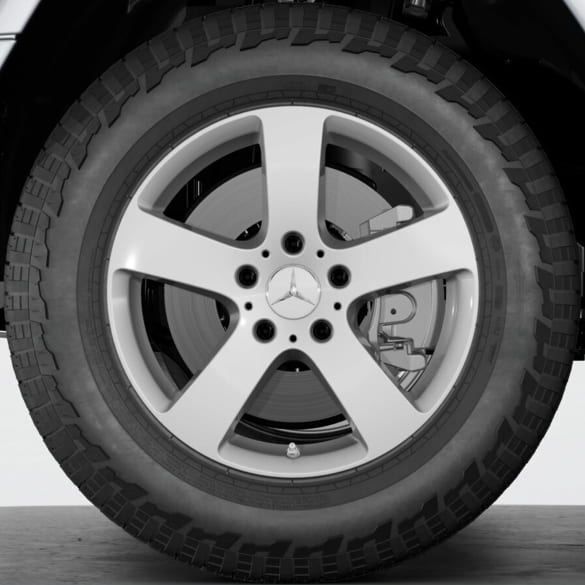 Wheels G-Class W465 18 inch vanadium silver 5-spokes Genuine Mercedes-Benz