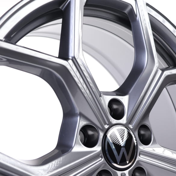 Wheels VW Golf 6 Saloon 18 inch grey Huntsville Genuine Volkswagen | 5H0071498 DM9-Golf6