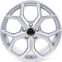 Wheels VW Golf 6 Saloon 18 inch silver Huntsville Genuine Volkswagen | 5H0071498 3IC-Golf6