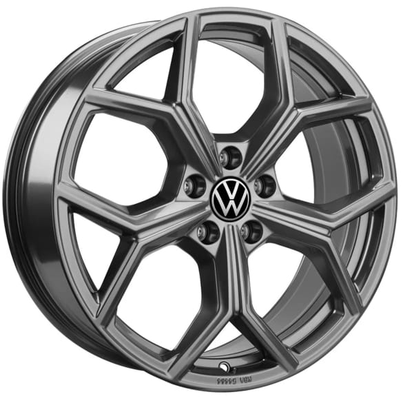 Wheels VW T-Roc A1 19 inch grey 5-Y-spokes Genuine Volkswagen | 571071499A DM9-T-Roc